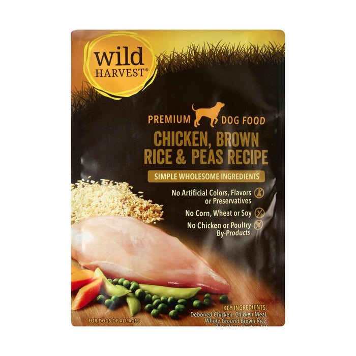 Wild Harvest Chicken & Brown Rice Dog Food - 4 lbs - (Pack of 4)