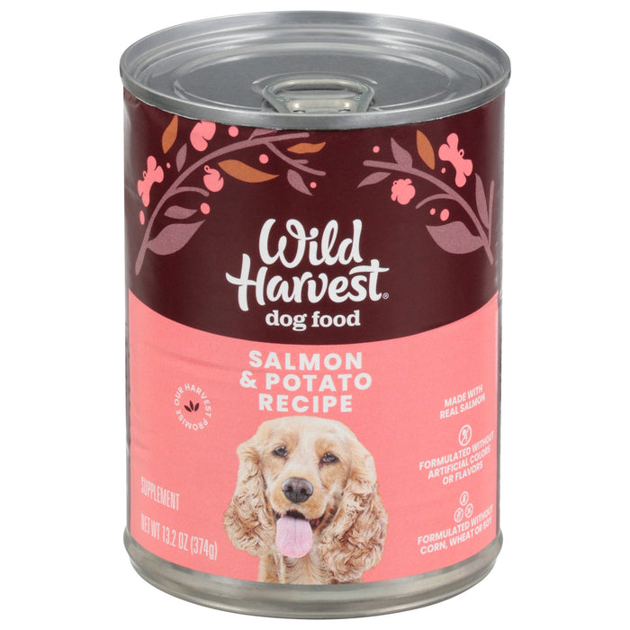 Wild Harvest Salmon & Potato Dog Food, 12-13.2 oz