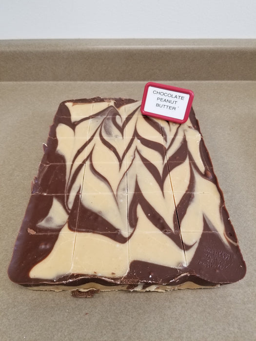 Peanut Butter Chocolate Fudge (1/2 Pound)