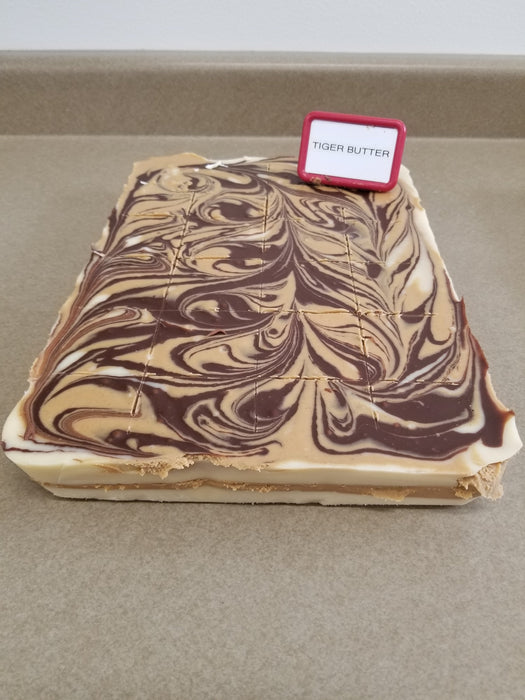 Tiger Butter Fudge, 8oz (1/2 pound)