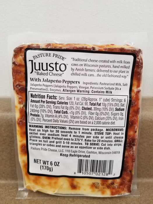 Juusto with Jalapeno Peppers, 6 oz