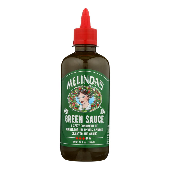 Melinda's Spicy Toma Jalapeno Green Sauce - Pack of 6 (12 Oz )
