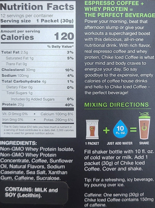 Chike Protein Coffee Single Packet