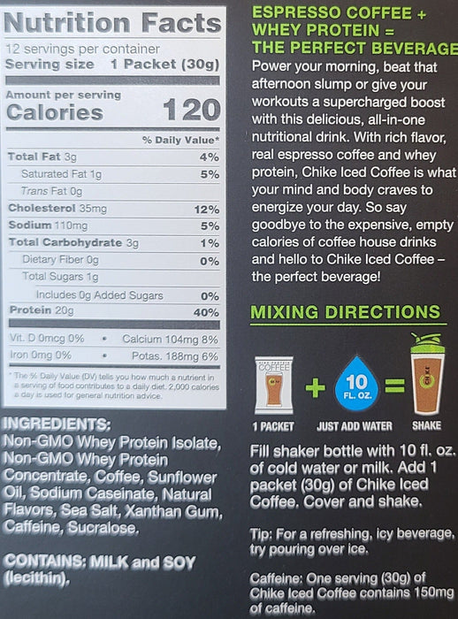 Chike Protein Coffee Single Packet