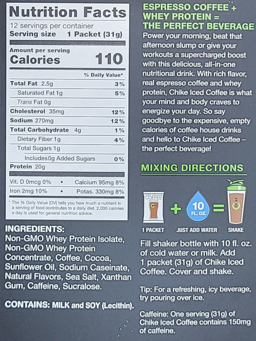 Chike Protein Coffee Single Packet