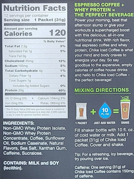 Chike Protein Coffee Single Packet