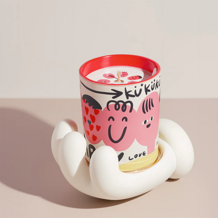 Master Mood White Tea Scented Candle + Palm Gift Box