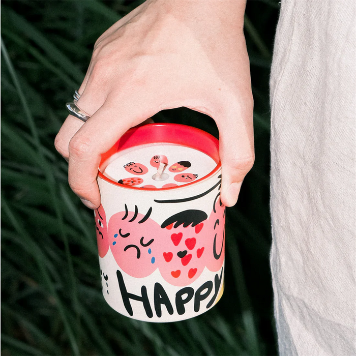 Master Mood White Tea Scented Candle + Palm Gift Box