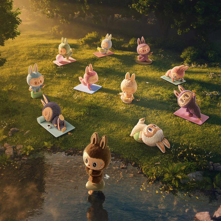 RESTOCK: AUGUST] POPMART Labubu Lazy Yoga Series Figures Blind Box