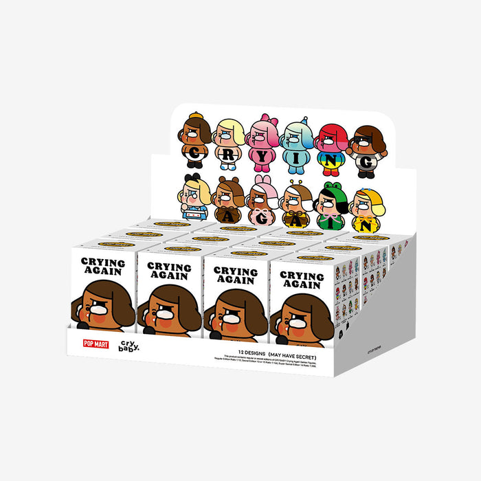 [IN STOCK] POPMART CRYBABY Crying Again Series Figures Blind Box