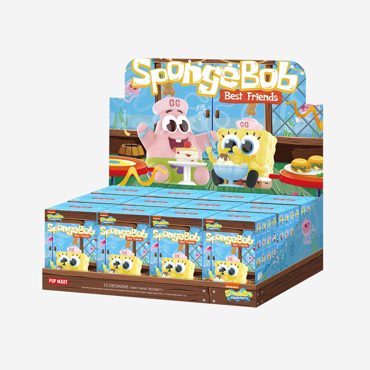 In Stock] POPMART SpongeBob Best Friends Series Figures Blind Box 