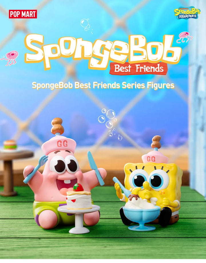 In Stock] POPMART SpongeBob Best Friends Series Figures Blind Box