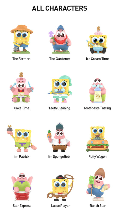 [In Stock] POPMART SpongeBob Best Friends Series Figures Blind Box