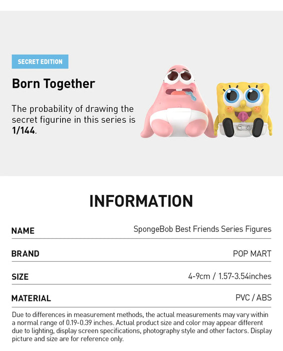 [In Stock] POPMART SpongeBob Best Friends Series Figures Blind Box