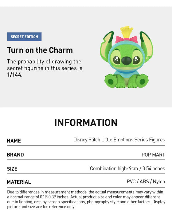 [IN STOCK] POPMART Disney Stitch Little Emotions Series Figures