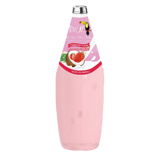 Toucan Coconut Milk with Nata de Coco Strawberry - 16.3 oz