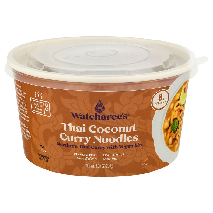 Watcharee's Thai Coconut Curry Noodle Bowl - 9.88 oz - 6 Pack