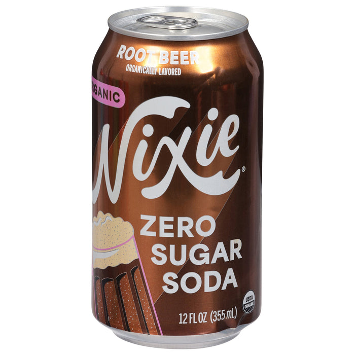 Nixie Sparkling Water Organic Root Beer - Zero Sugar - 12 fl oz  (12 Pack)