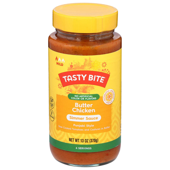 Tasty Bite Butter Chicken Simmer Sauce (Pack of 6) - 13 oz Pouches