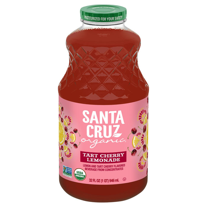 Santa Cruz Organic Tart Lemonade, 6 x 32 fl oz