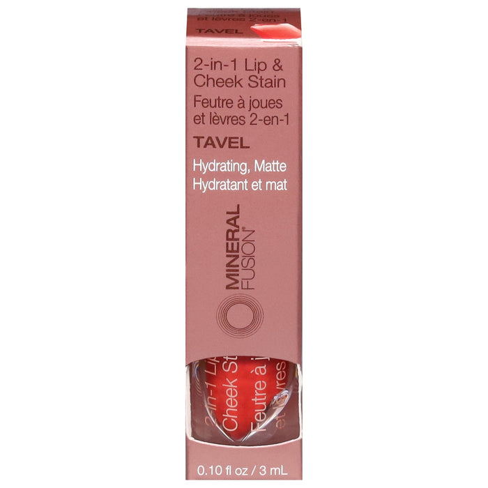 Mineral Fusion Stain - Lip & Cheek - Travel Size - 0.1 fl oz
