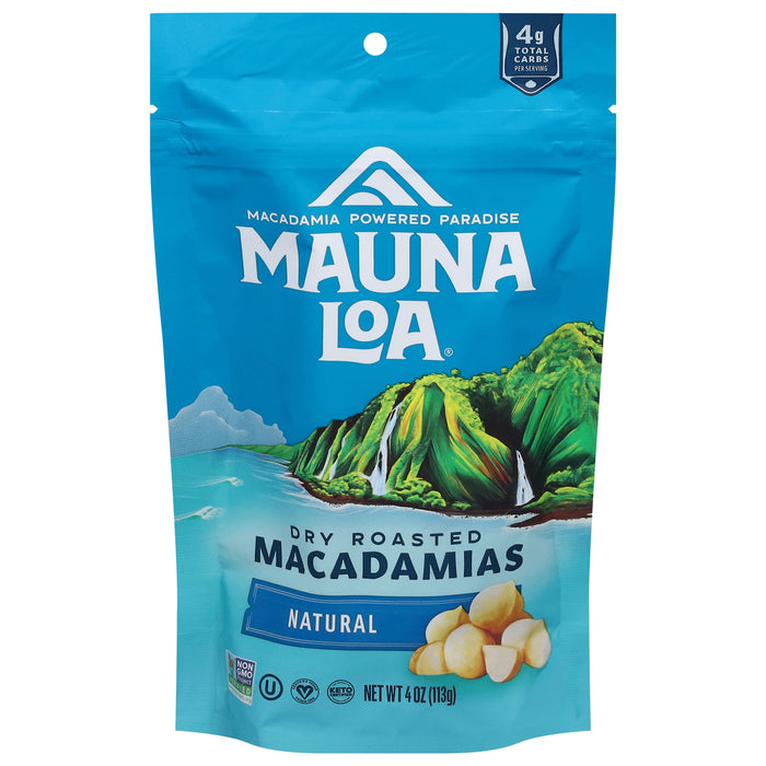 Mauna Loa Macadamia Nuts, Roasted Unsalted, 6 x 4 oz
