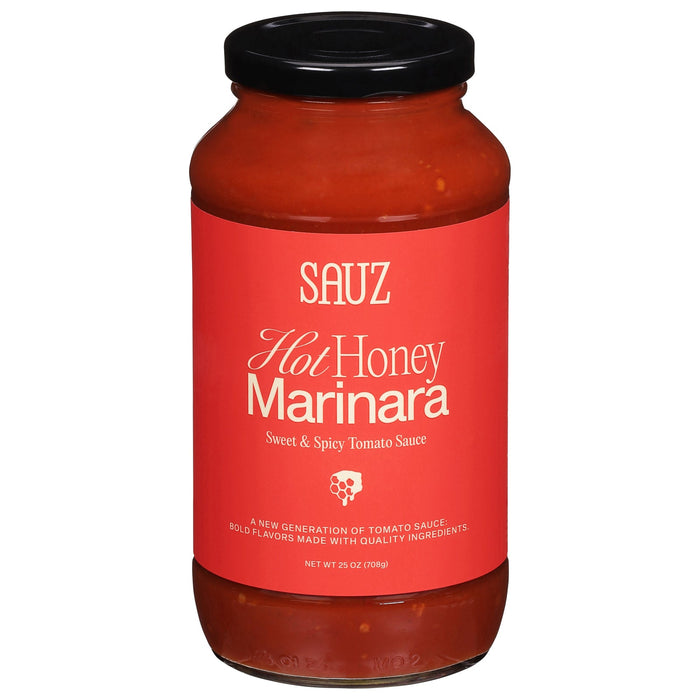 Sauz Hot Honey Marinara Sauce - (Pack of 6) 25 oz  - Sweet & Spicy Tomato Sauce