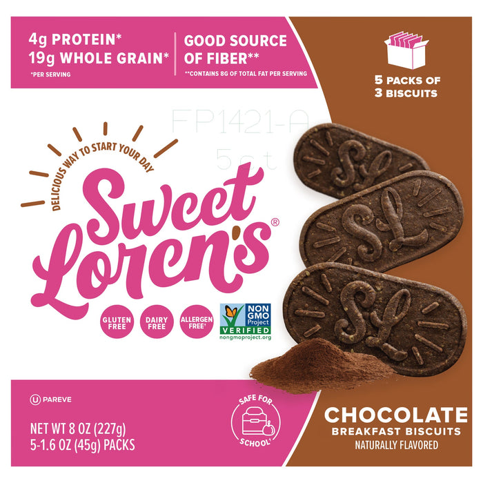 Sweet Loren's Chocolate Breakfast Biscuits, 6- 8 oz