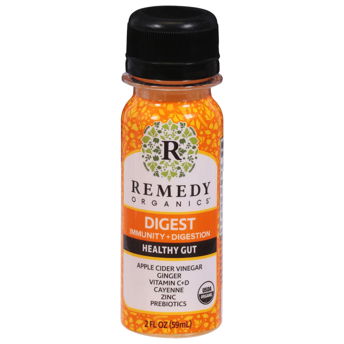 Remedy Organics O2 Digest Immunity Shot, 24-Pack - Gut Health & Immune Support