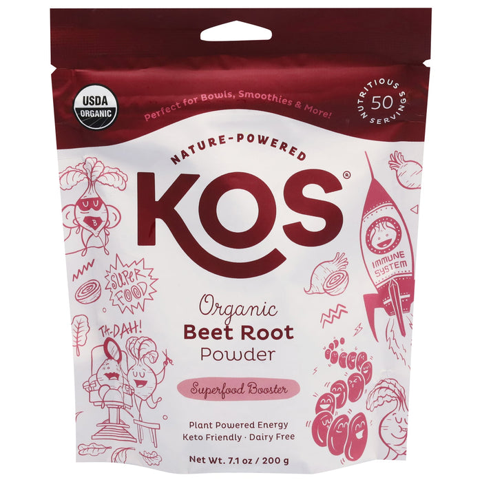 Kos Organic Beet Root Powder - 7.1 oz - Superfood Supplement