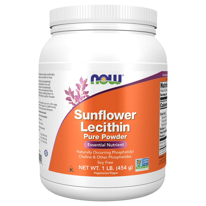 Now Foods Sunflower Lecithin Powder - 1 lb