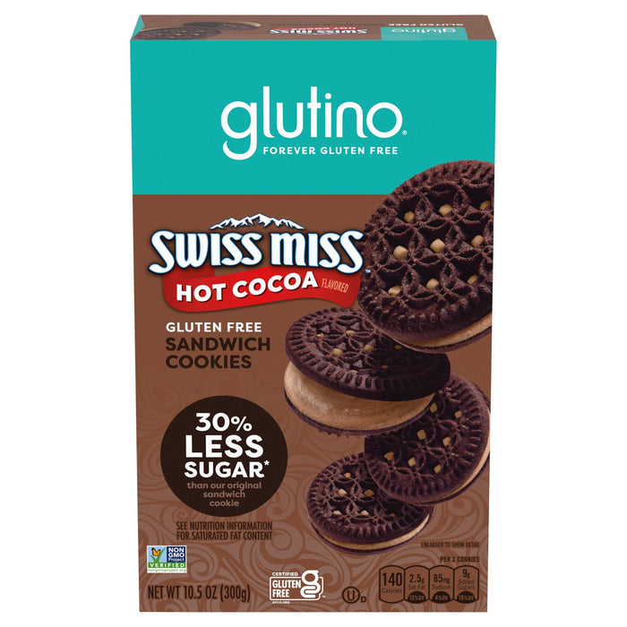 Glutino Gluten-Free Swiss Miss Hot Cocoa Mix, 8 Count, 10.5 oz