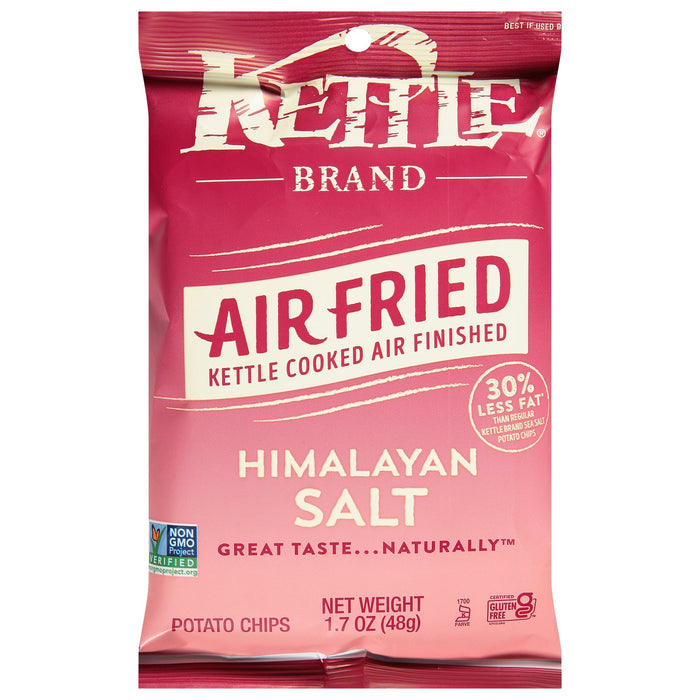 Kettle Brand Air Fried Potato Chips, Sea Salt, 24 Bags of 1.7 oz.
