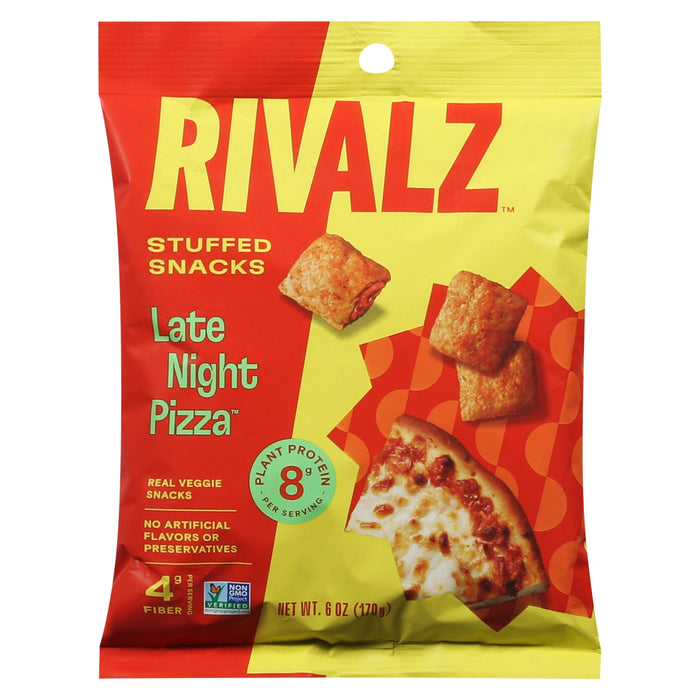 Rivalz Veg Snack Lt Nite Pizza, 10 Count - 6 oz Packs
