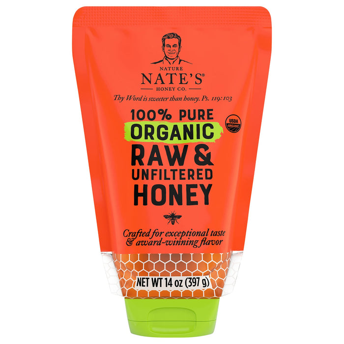 Nature Nate's 14 oz Honey, 6-Pack, Raw & Unfiltered