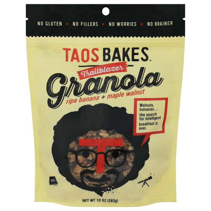 Taos Bakes Walnut Ripe Banana Maple Bar - Pack of 6 (10 oz Bars)