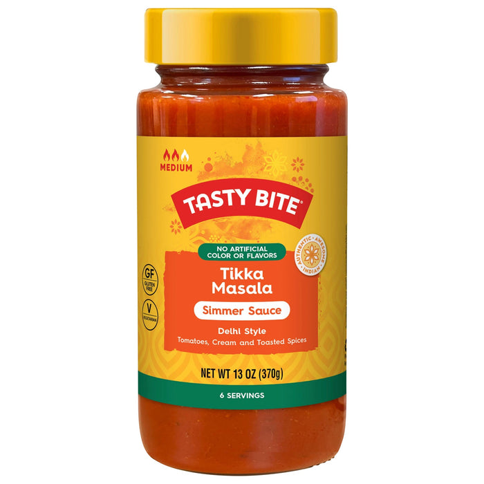 Tasty Bite Tikka Masala, Ready to Eat Indian Entree, 6-Pack of 13 oz Pouches