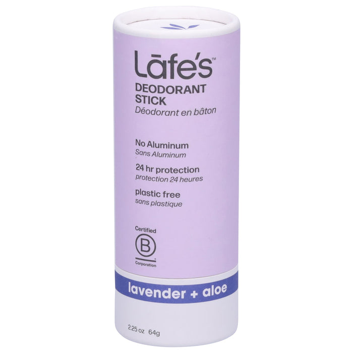 Lafe's Natural Body Care Aloe Deodorant - Plastic Free - 2.25 oz