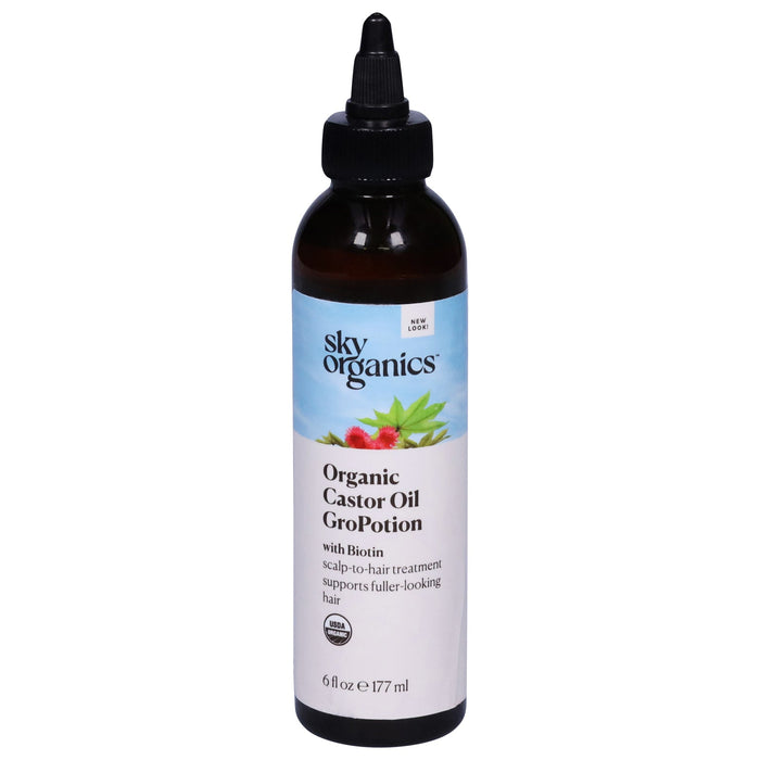 Sky Organics Castor Oil - Hair Growth Oil - 6 oz.