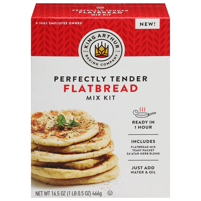 King Arthur Baking Company Flatbread Mix Kit - 6 x 16.5 oz Pouches