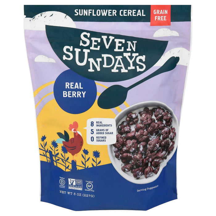 Seven Sundays Grain-Free Berry Cereal, 6 x 8 oz - Gluten-Free & Paleo-Friendly