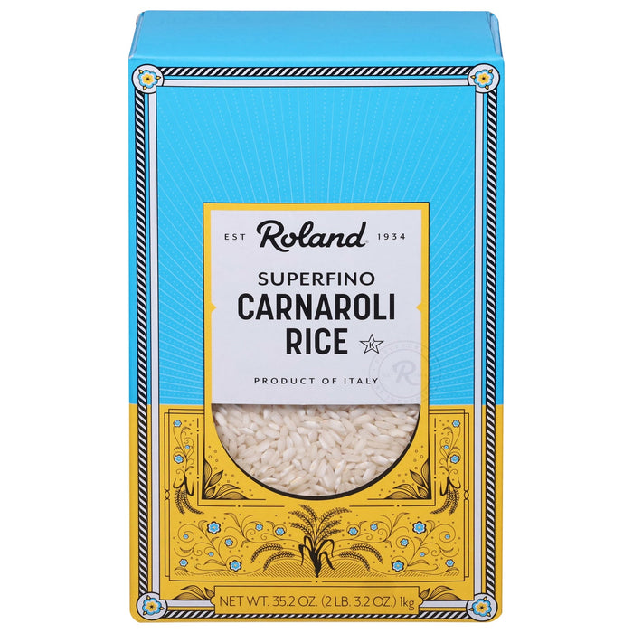 Roland Products - Carnaroli Rice, 35.2 oz (Pack of 10) - Italian Risotto Rice