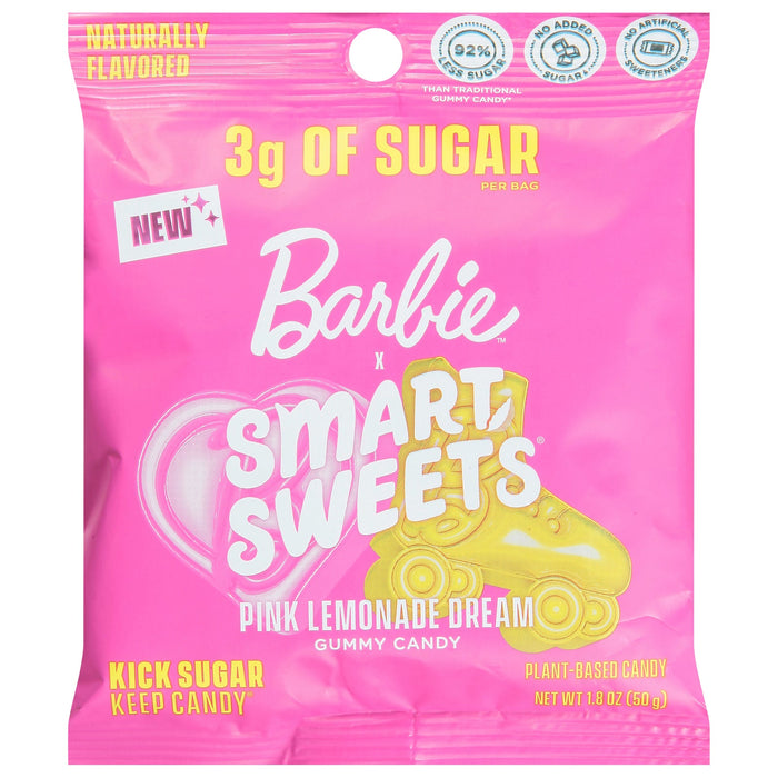 Smartsweets Pink Lemonade Barbie Gummies - 14 x 1.8 oz Packs - Low Sugar Candy