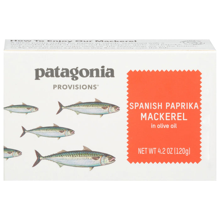 Patagonia Provisions Spanish Paprika Mackerel, 10-Pack of 4.2 oz