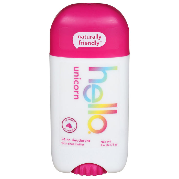 Hello Products Llc Deodorant Stick - Shea Butter Unicorn Scent - 2.6 Oz