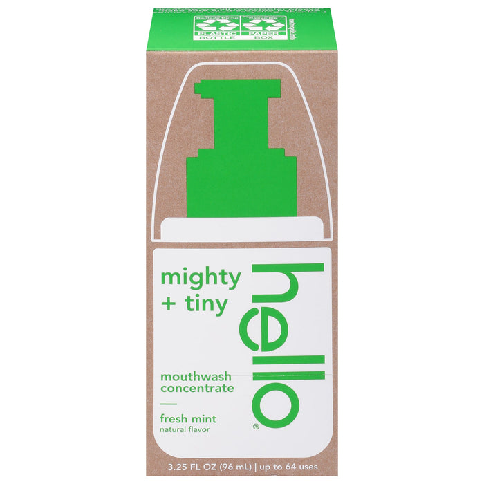 Hello Products Fresh Mint Mouthwash - 3.25 fl oz (Single)