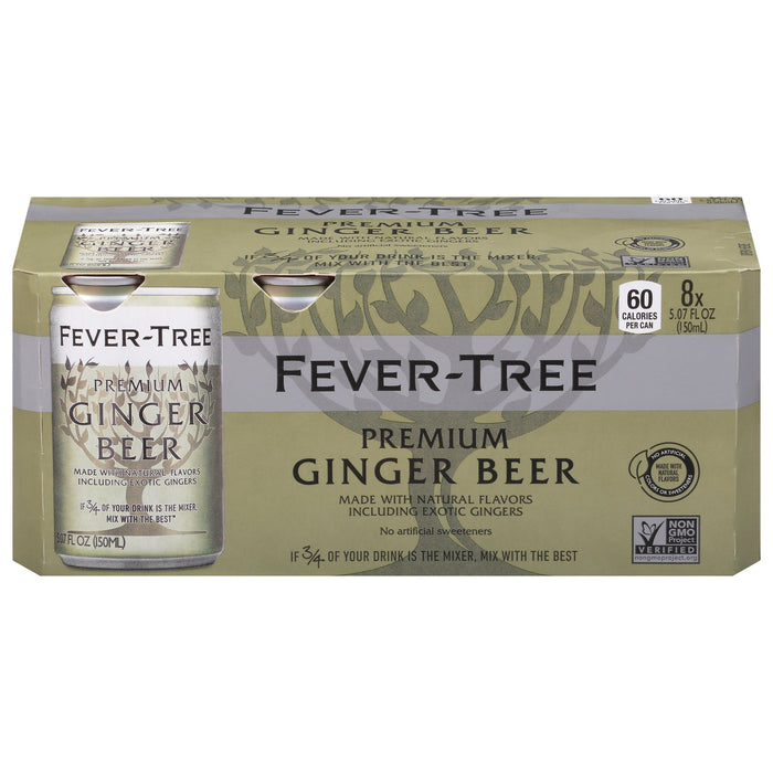 Fever-Tree Premium Ginger Beer , 3/8-Pack (5.07 fl oz Each)