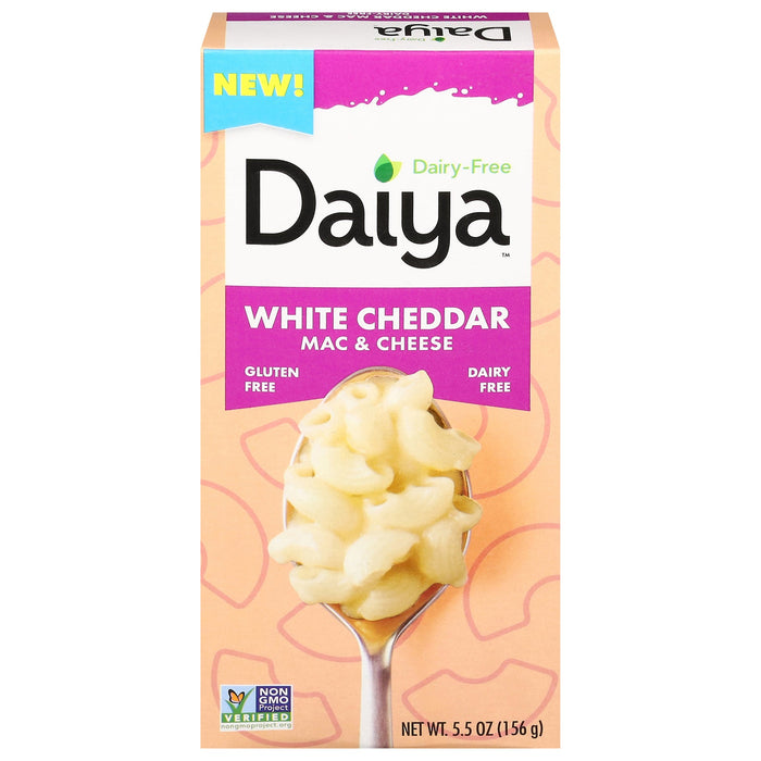 Daiya Foods Inc. White Cheddar Mac & Cheese Powder (Pack of 12 - 5.5 oz Pouches) - Vegan & Gluten-Free
