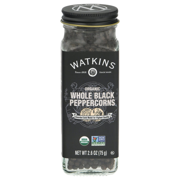 Watkins Original Black Peppercorns, Whole, 2.6 oz  (Pack of 3)