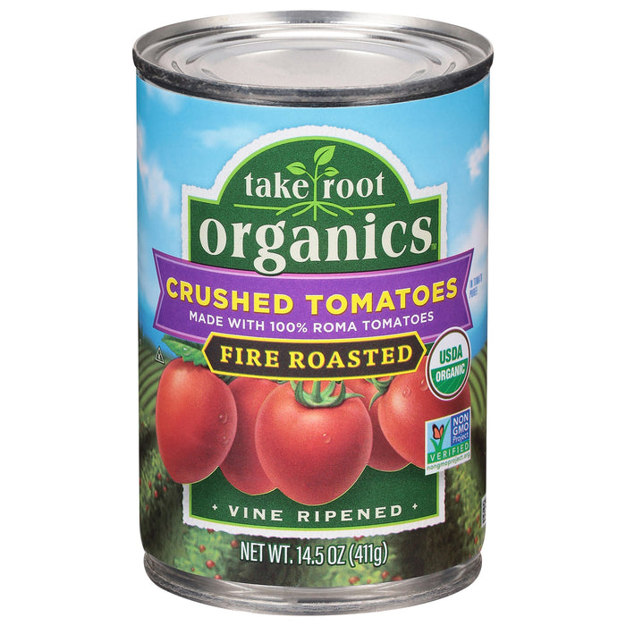 Take Root Organics Tom Organic Fire Roasted Crushed Tomatoes, 12-14.5 oz